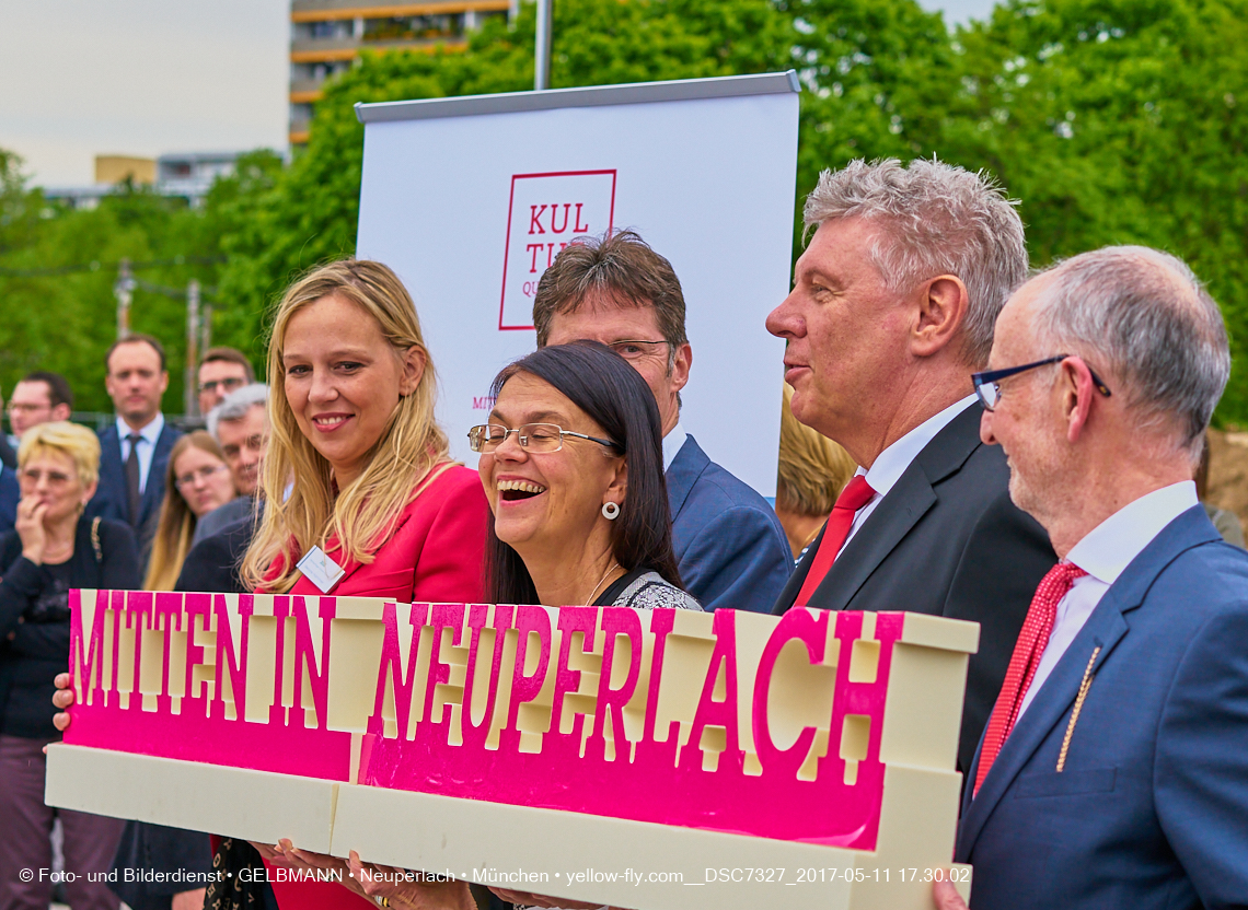 11. Mai 2017 - Grundsteinlegung für die LOGE und dem Kulturquadrat in Neuperlach